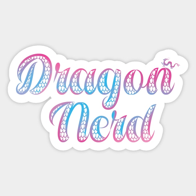 Dragon Nerd Sticker by Heyday Threads